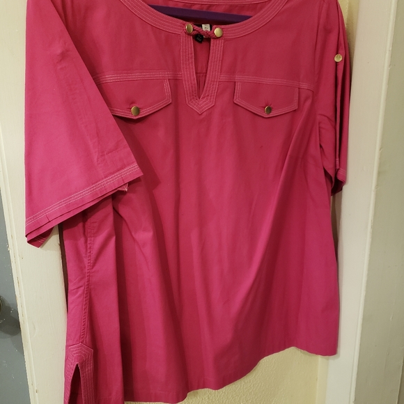 ❤️SOLD!❤️Talbots Women's Pink Blouse - Picture 3 of 6